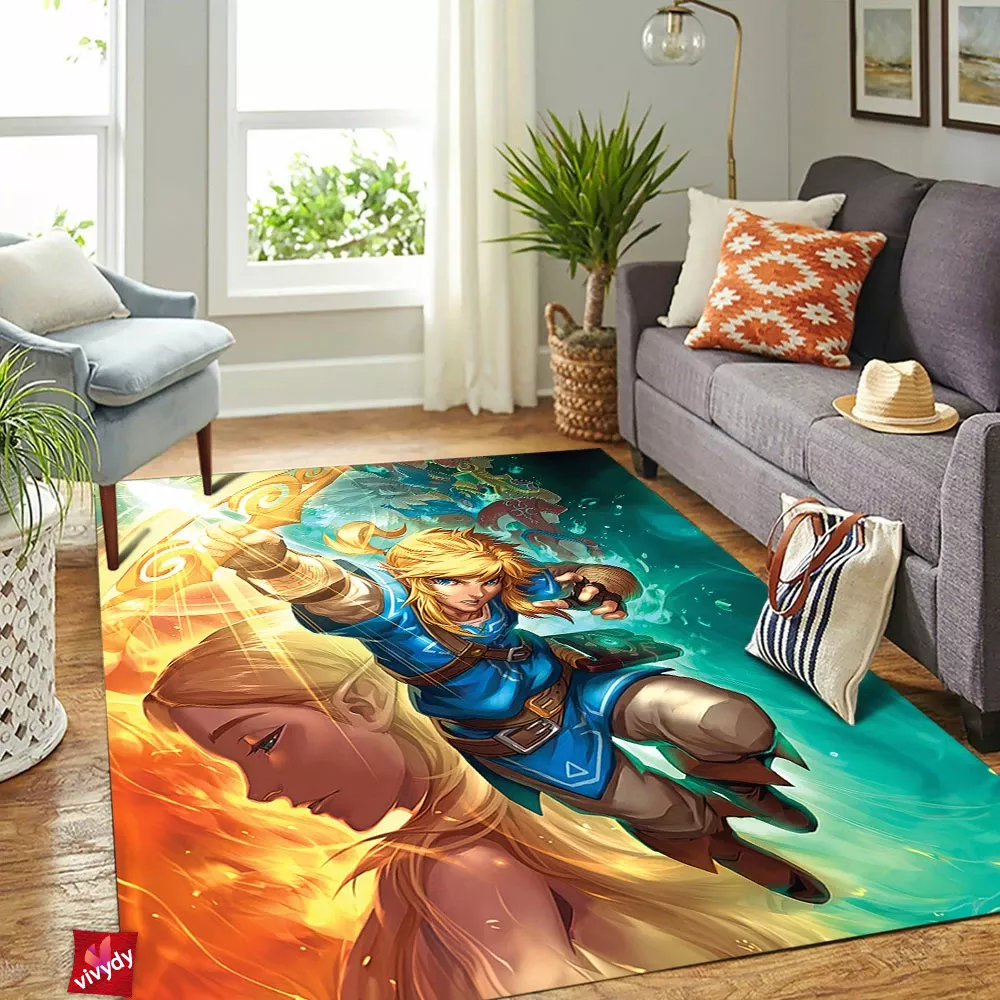 The Legend Of Zelda: Breath Of The Wild Rectangle Rug