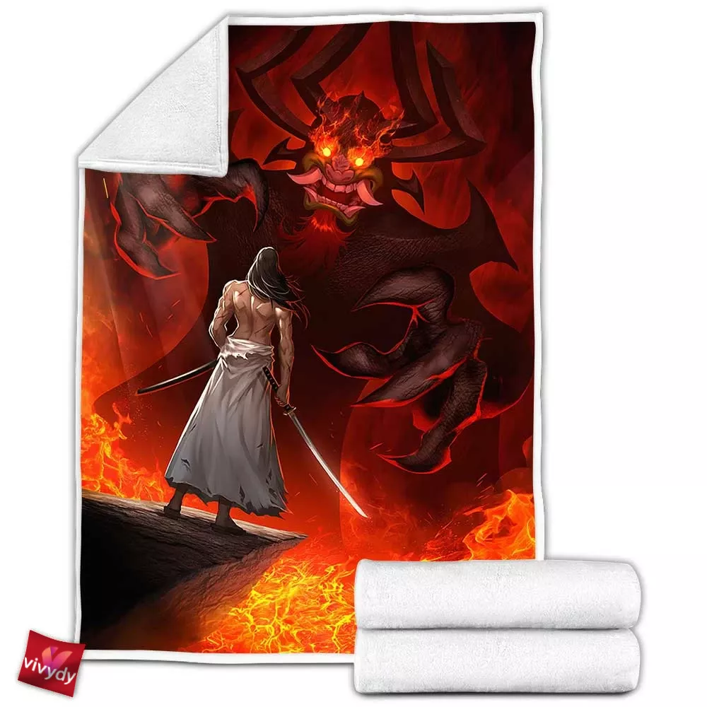 Samurai Jack Fleece Blanket