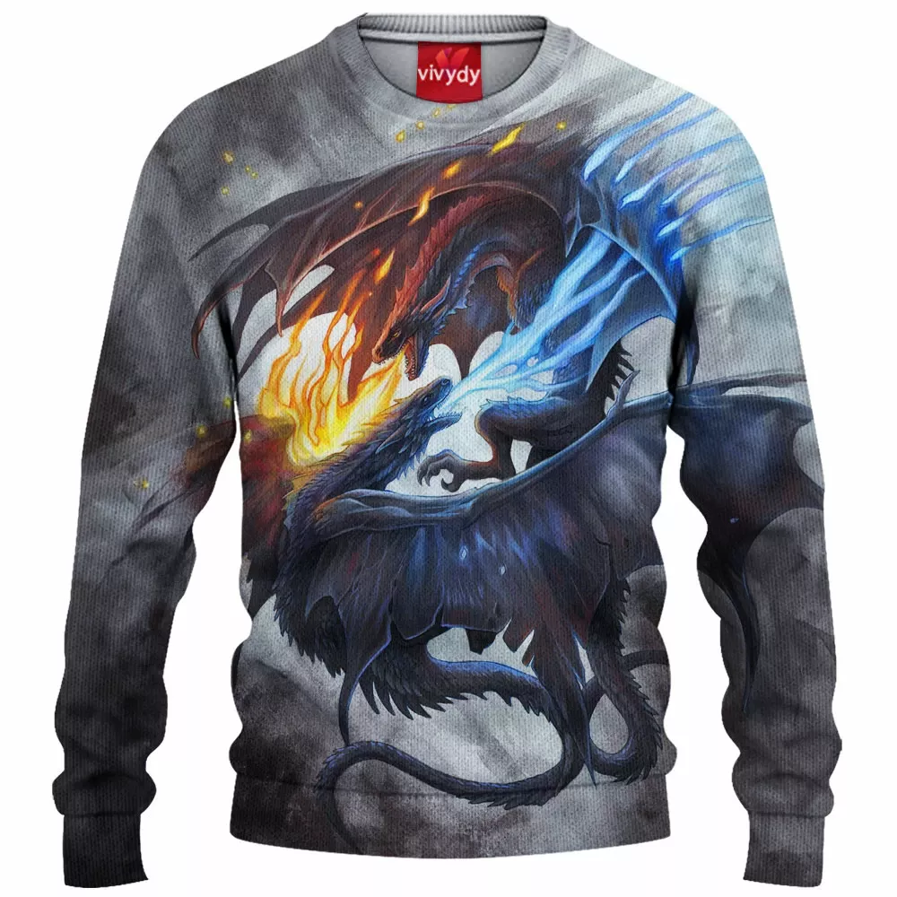 Dragons Knitted Sweater