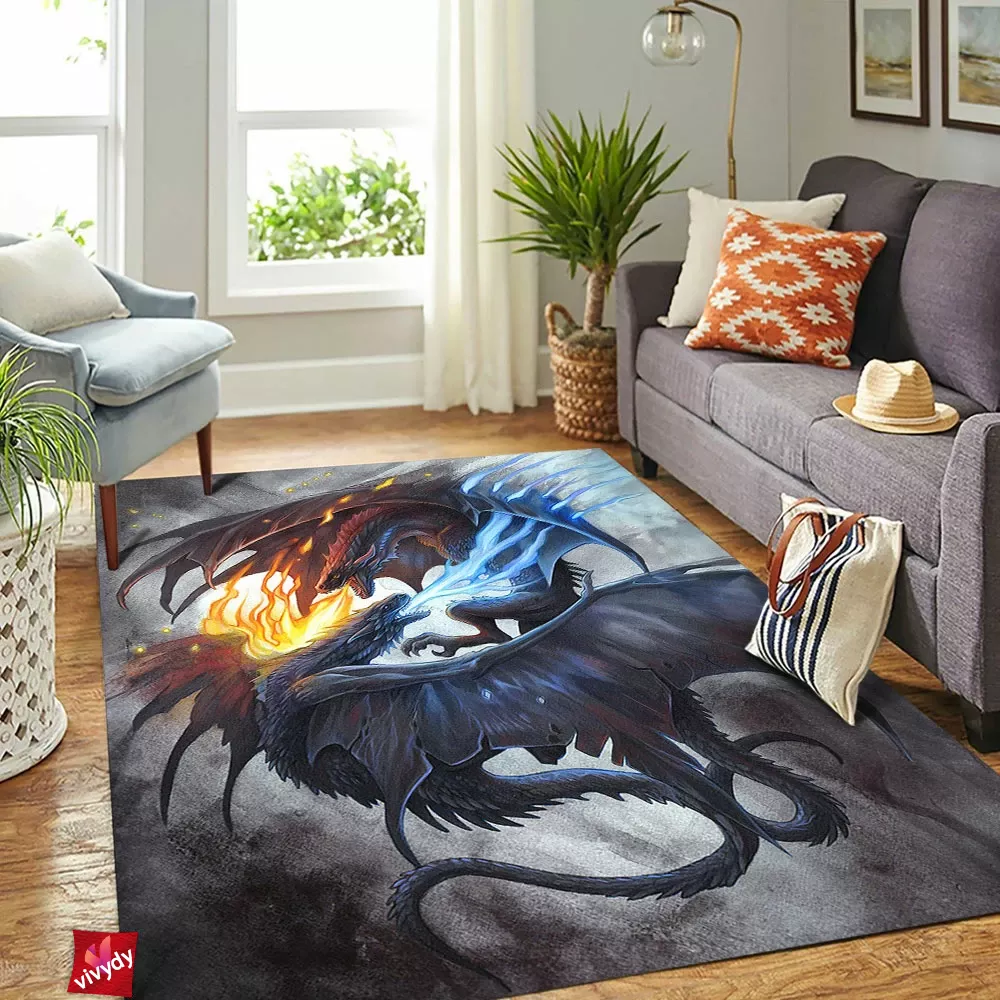 Dragons Rectangle Rug