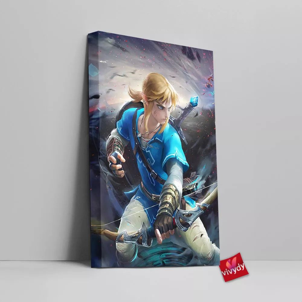 Link Zelda Canvas Wall Art