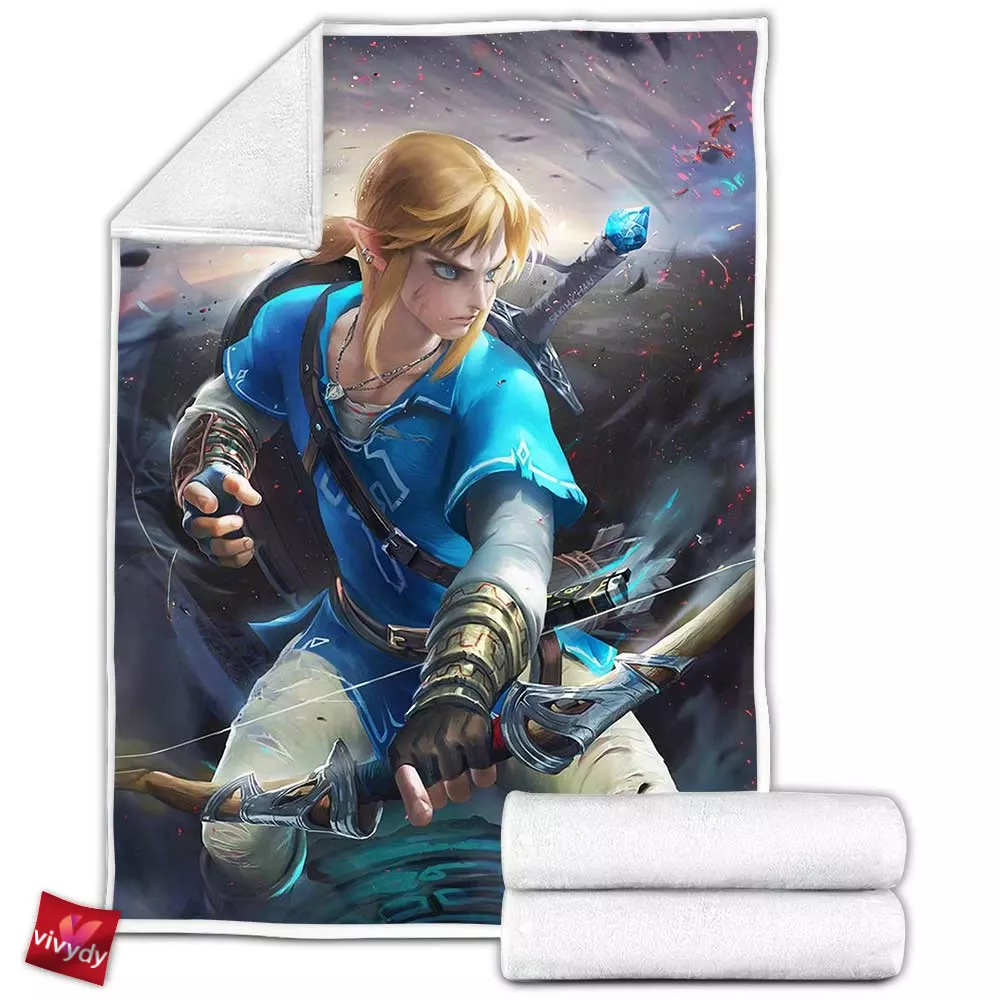 Link Zelda Fleece Blanket