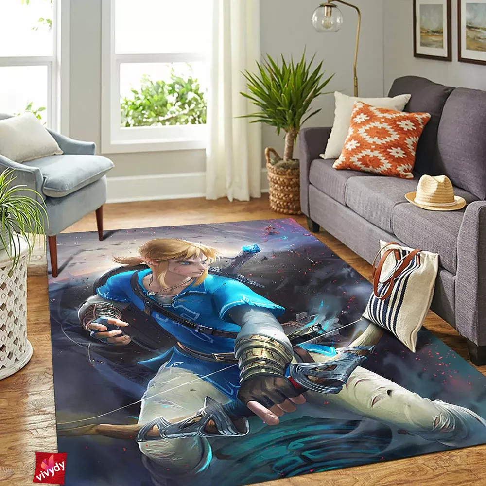 Link Zelda Rectangle Rug