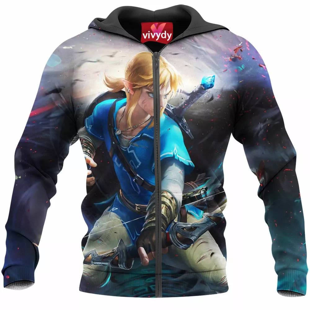 Link Zelda Zip Hoodie