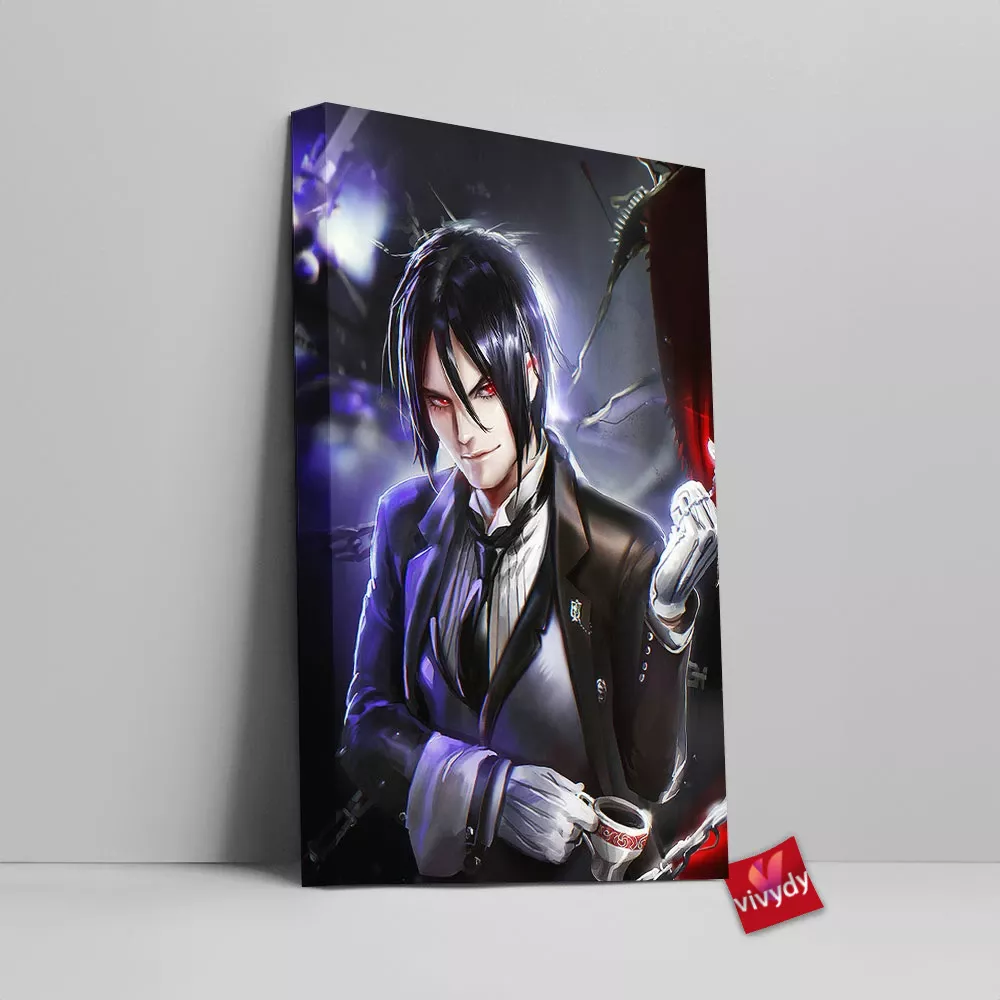 Black Butler Canvas Wall Art