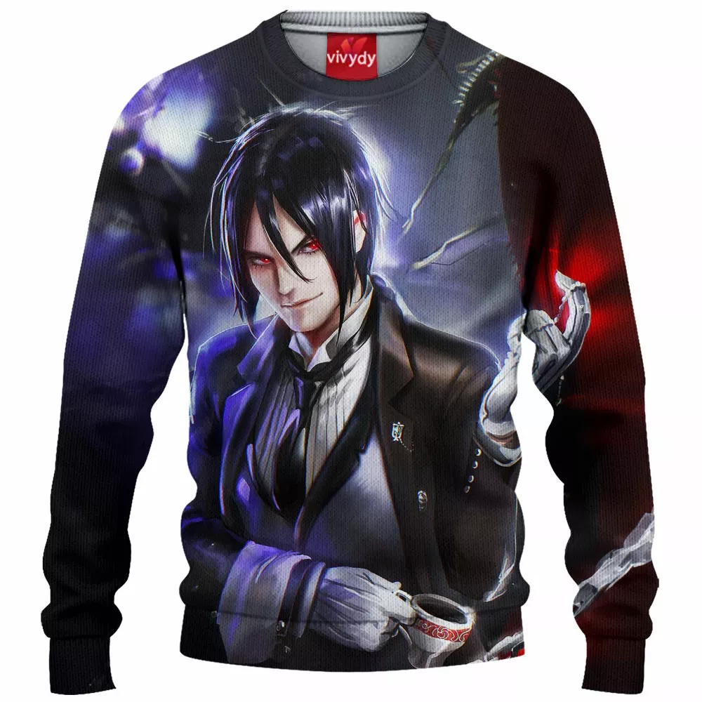 Black Butler Knitted Sweater