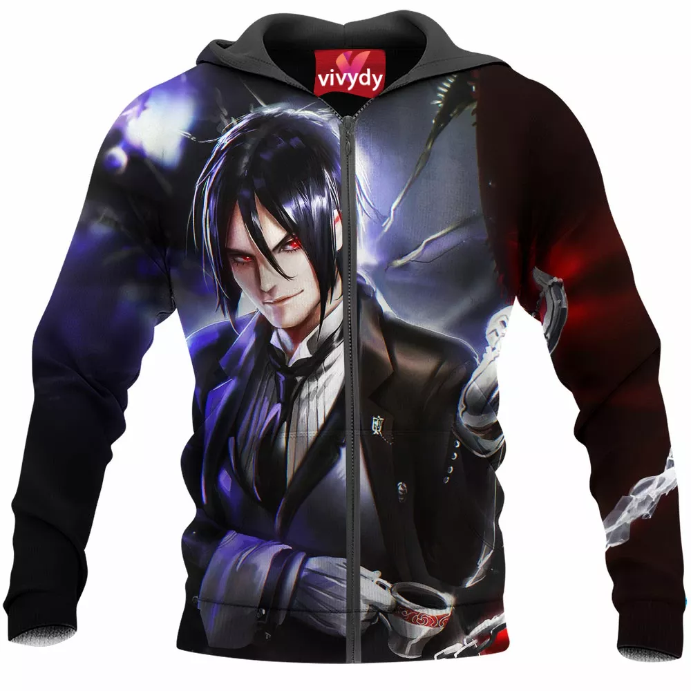 Black Butler Zip Hoodie