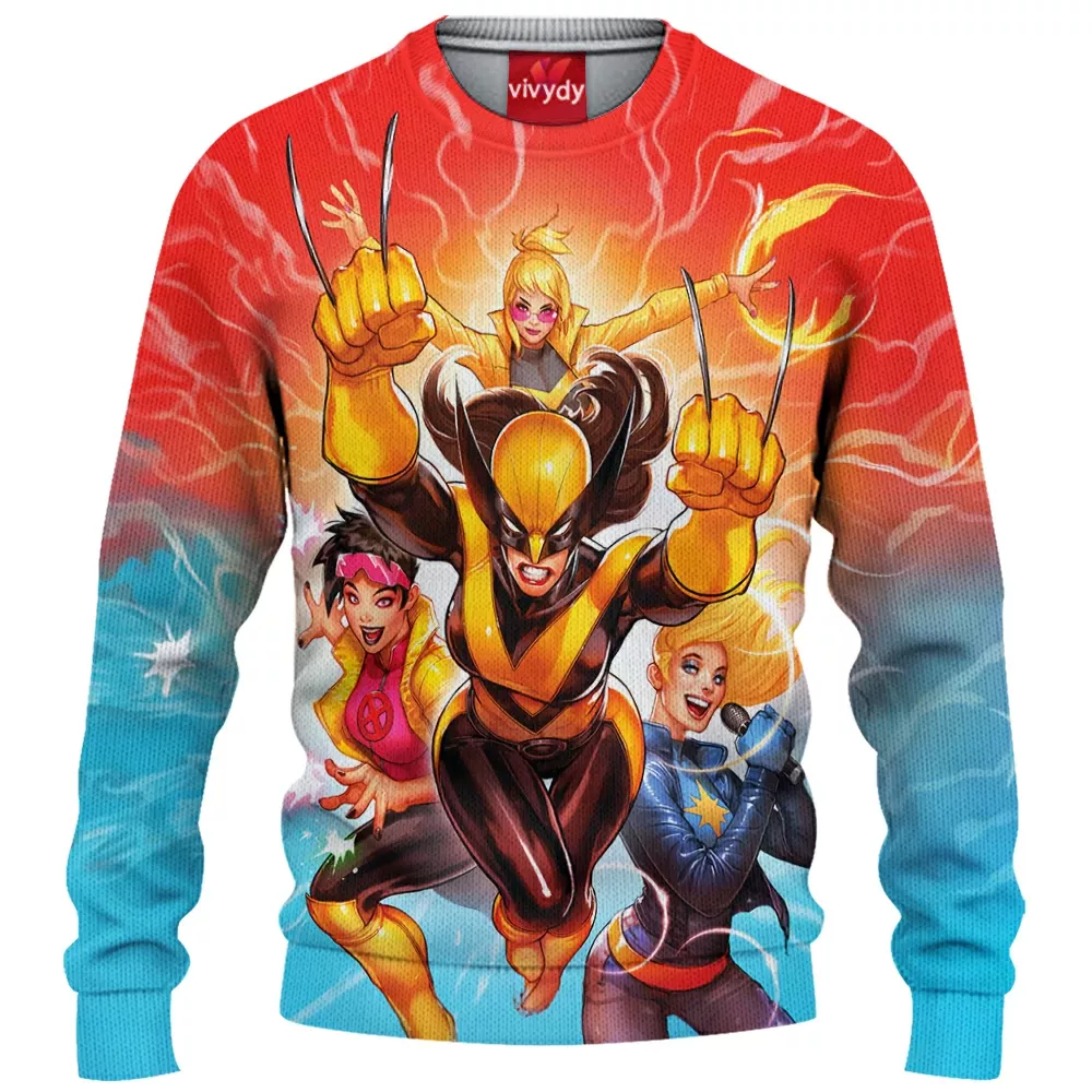 X-men Knitted Sweater