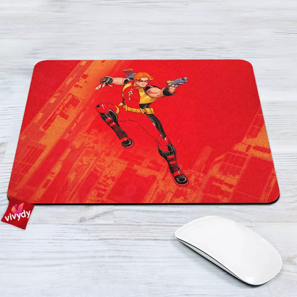 Red Arrow Comic Mouse Pad