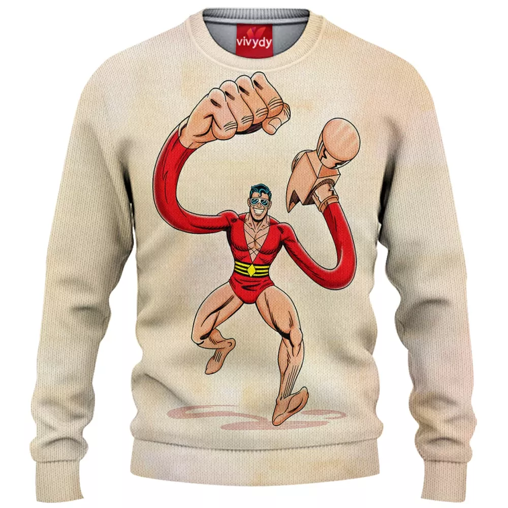 Plastic Man Knitted Sweater