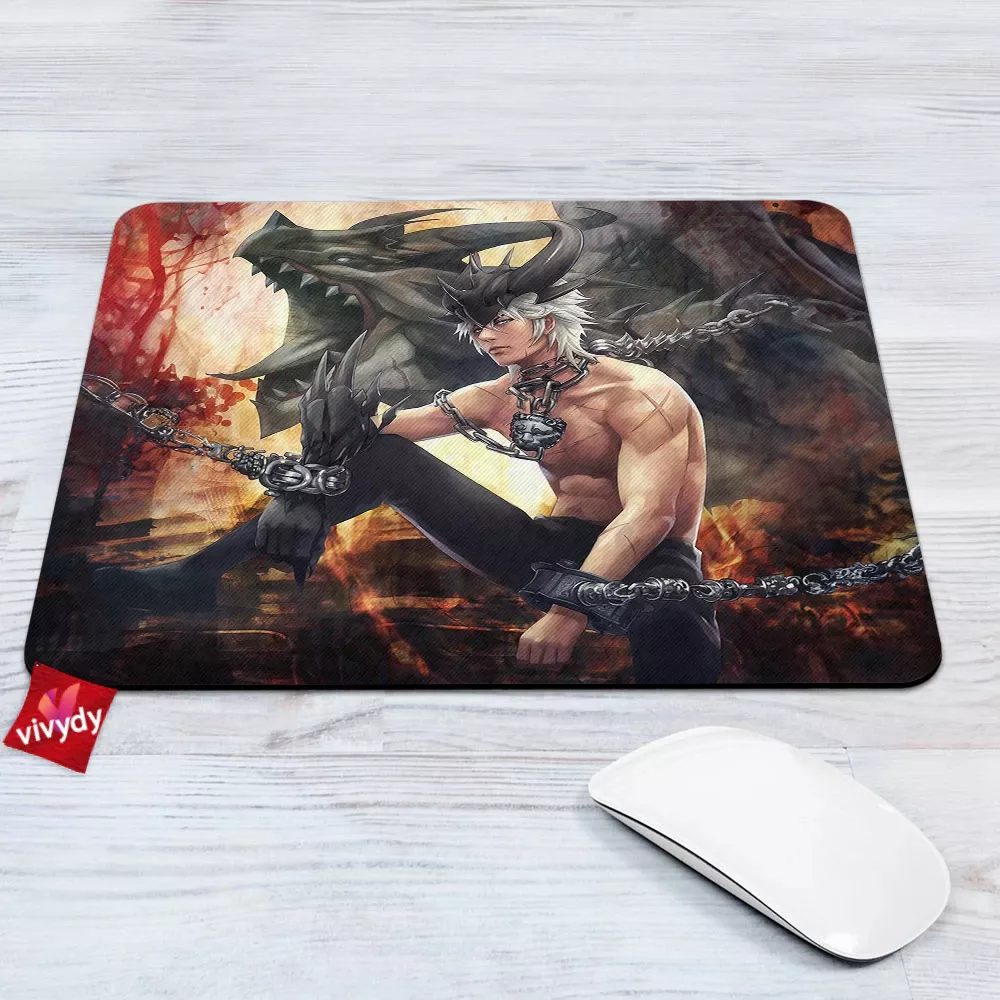 Burning Dragon Mouse Pad