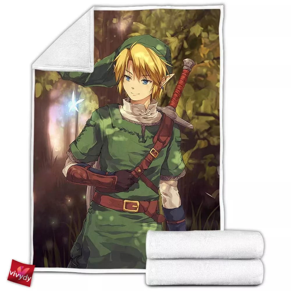 Link Zelda Fleece Blanket