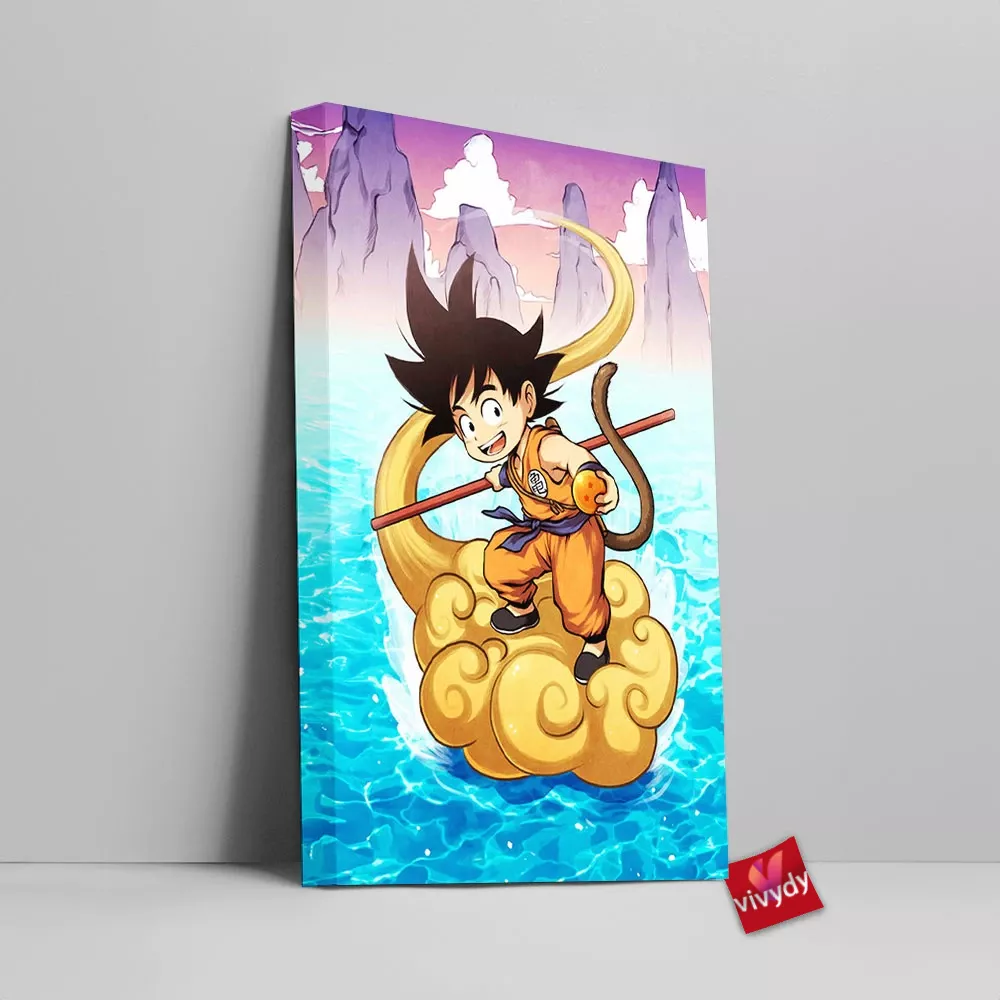 Kid Goku Canvas Wall Art