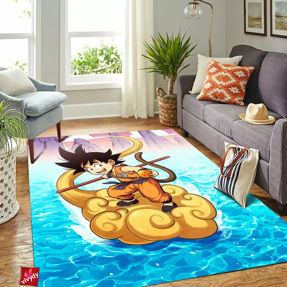 Kid Goku Rectangle Rug