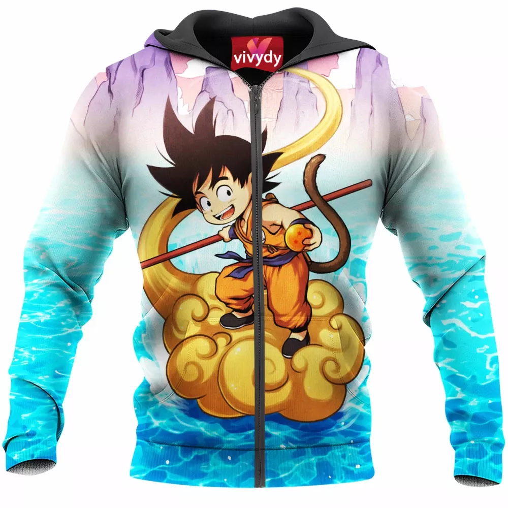 Kid Goku Zip Hoodie