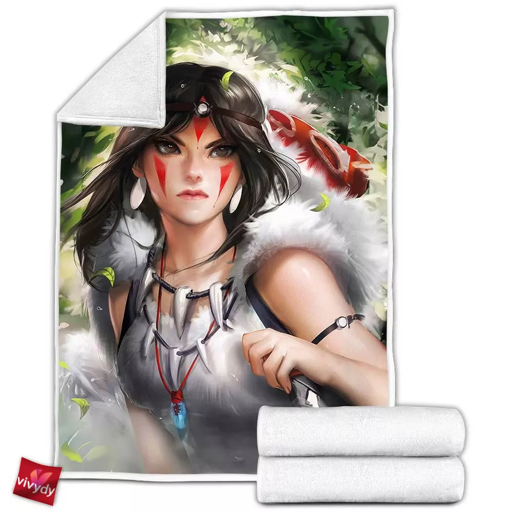 Princess Mononoke Fleece Blanket