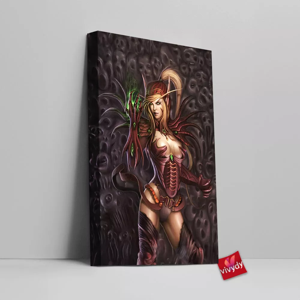 Valeera Sanguinar Warcraft Canvas Wall Art