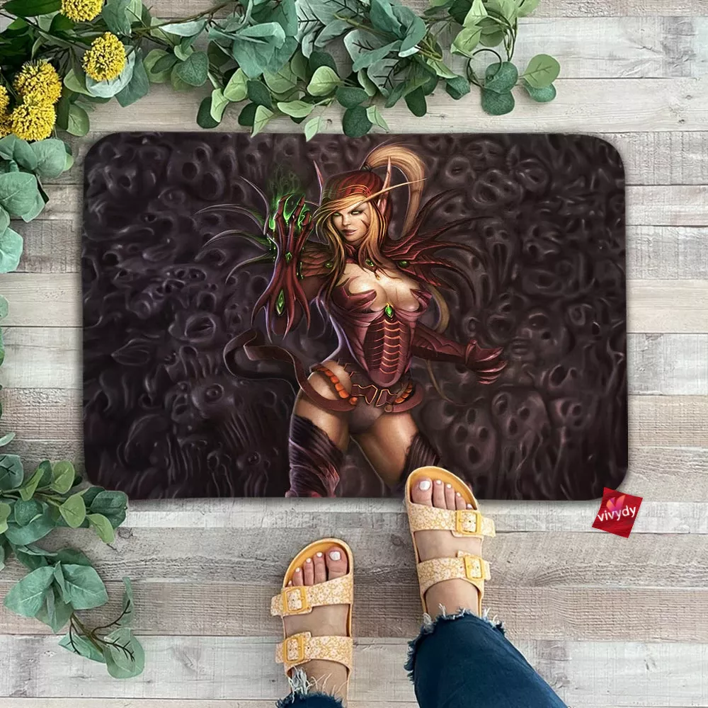 Valeera Sanguinar Warcraft Doormat