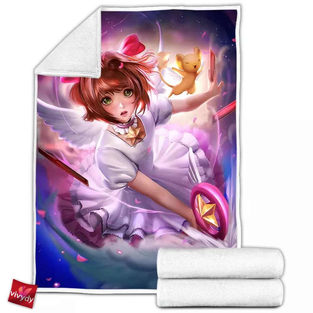 Capture Sakura Fleece Blanket