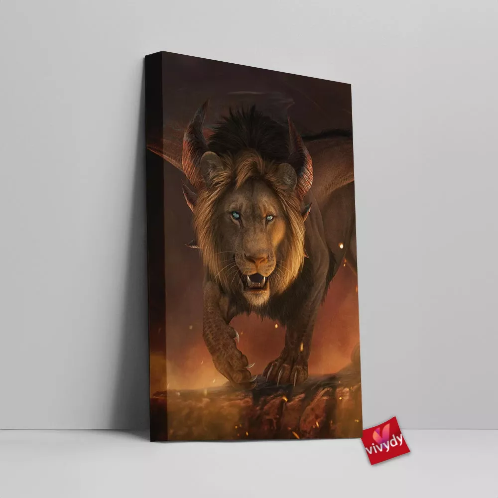 Lion Canvas Wall Art