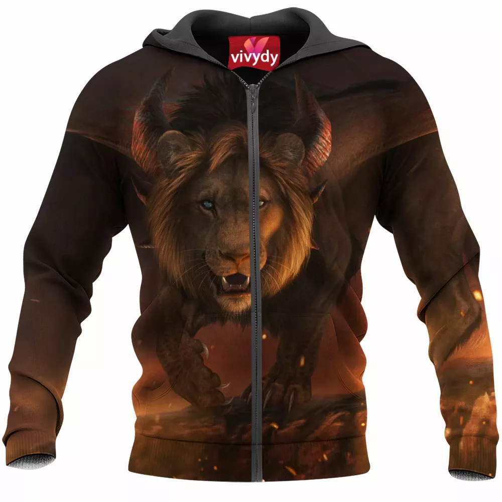 Lion Zip Hoodie