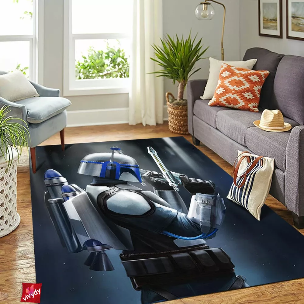 Jango Fett Rectangle Rug