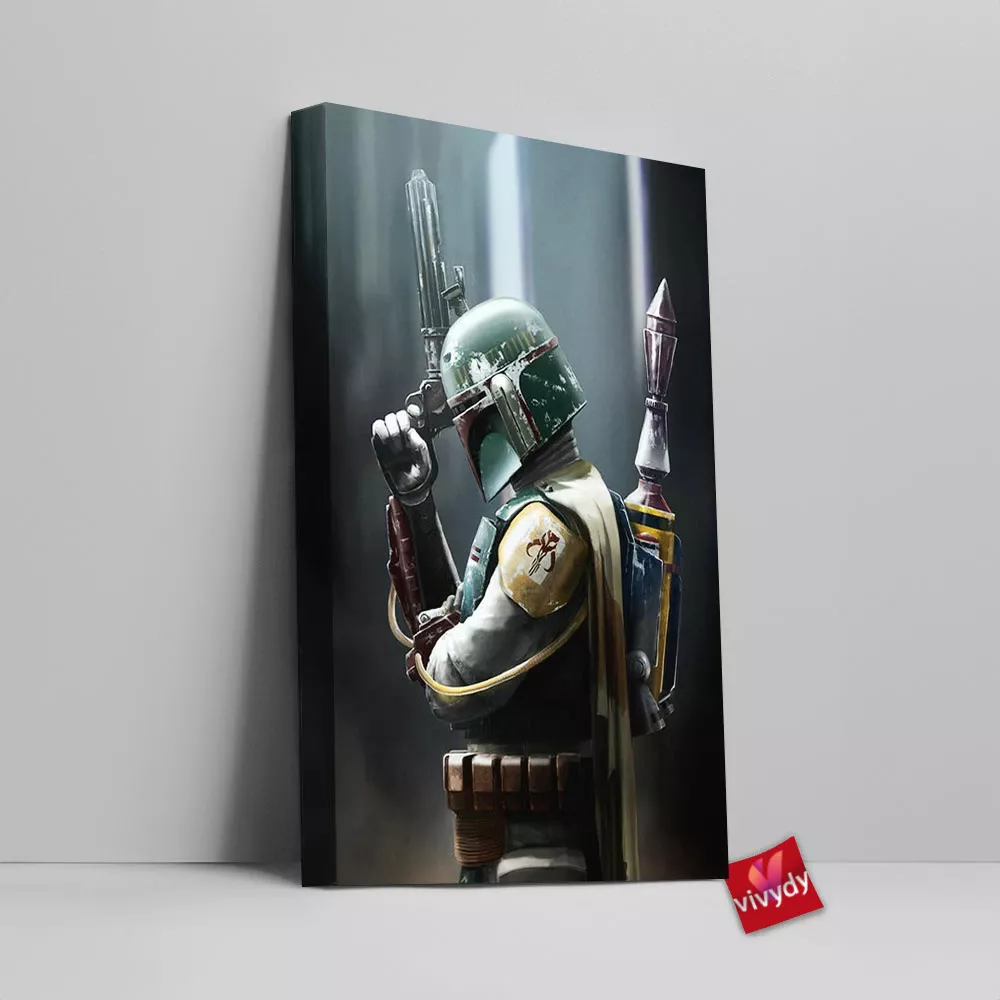 Boba Fett Canvas Wall Art