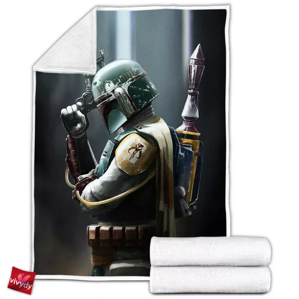 Boba Fett Fleece Blanket