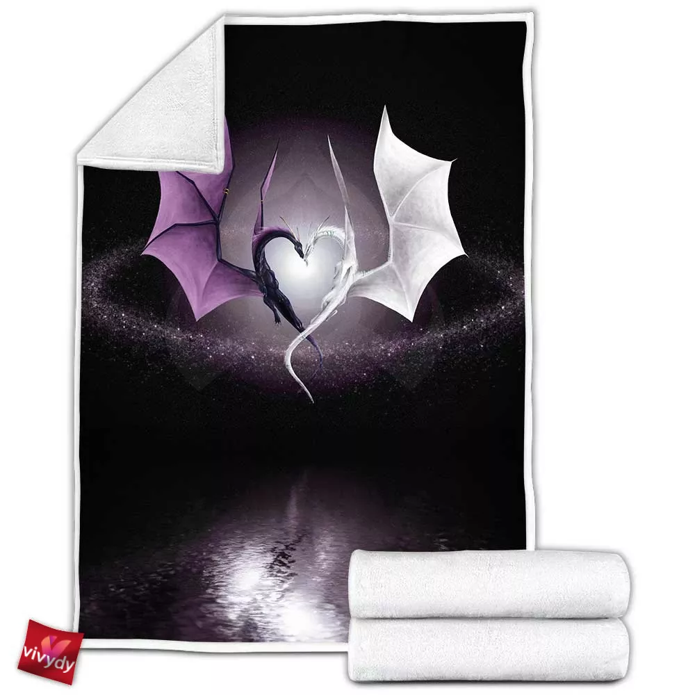 Dragon Dance Fleece Blanket