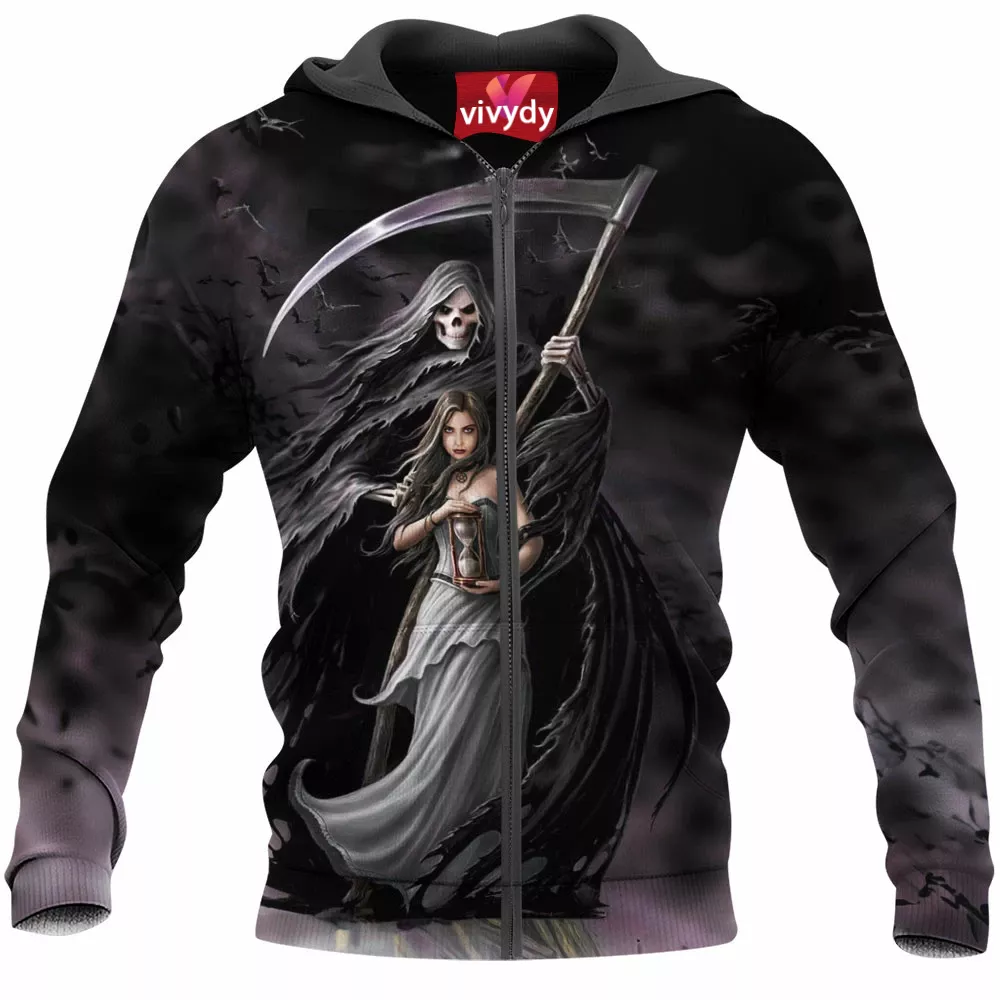 Summon The Reaper Zip Hoodie