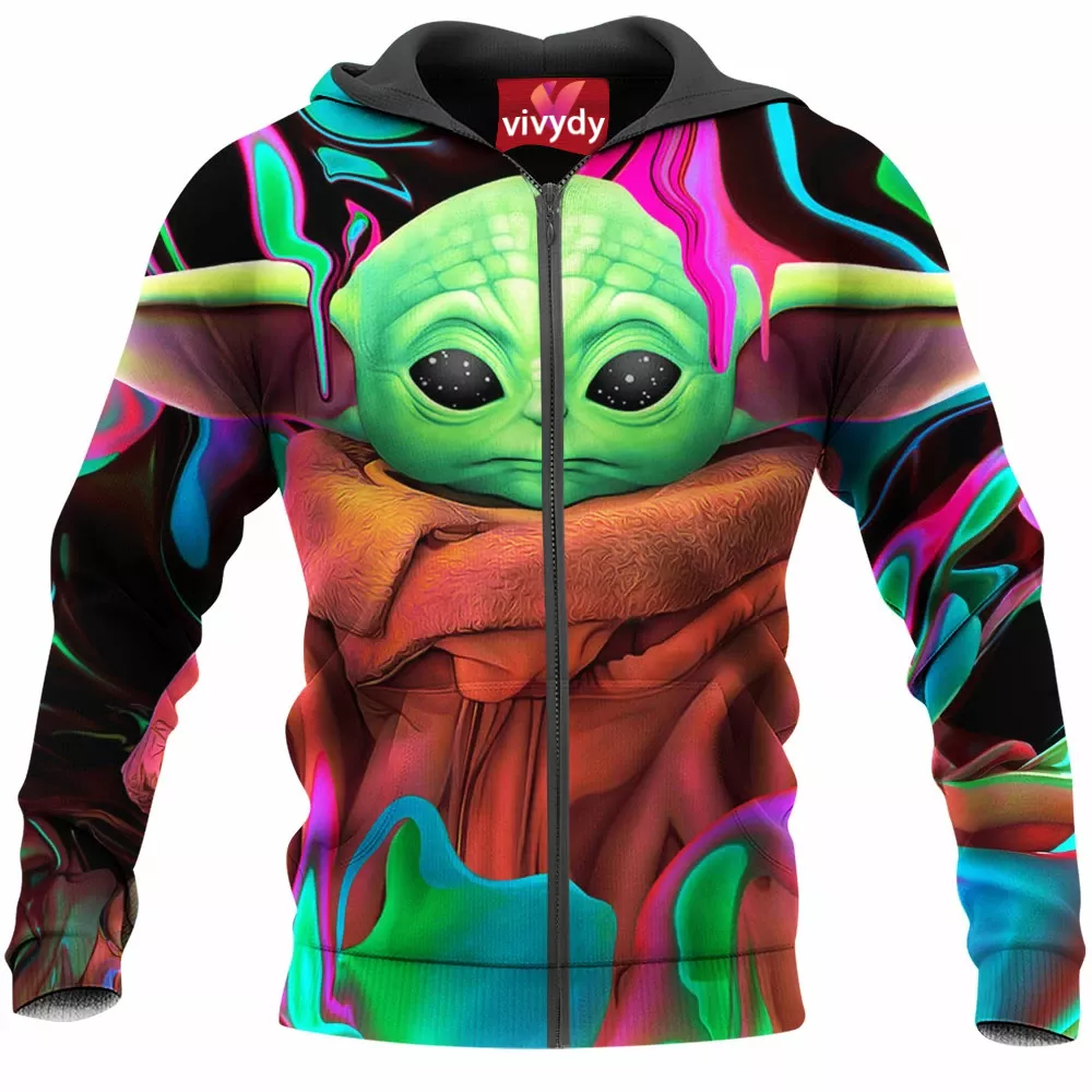 Baby Yoda Zip Hoodie