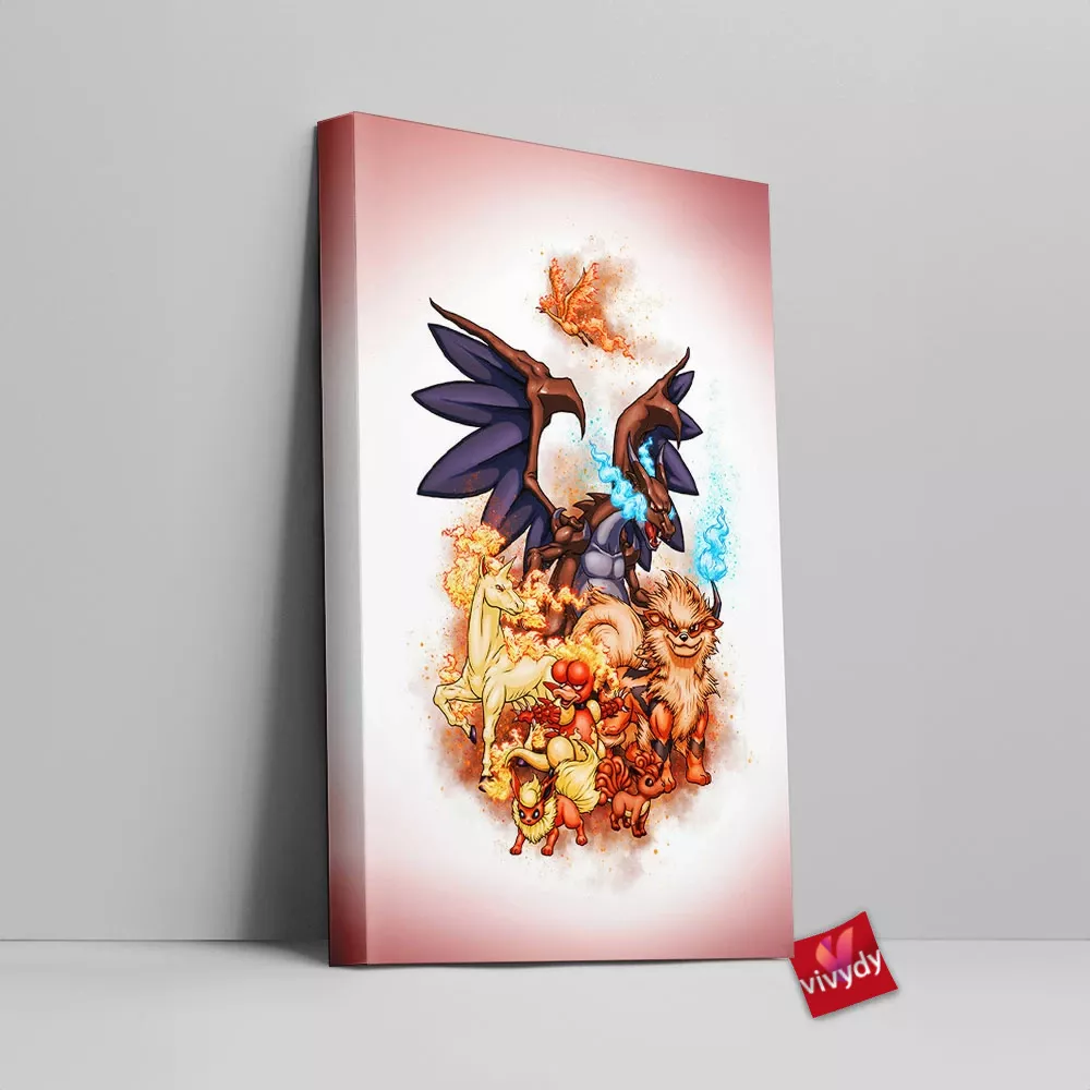 Pokemon Go Valor Canvas Wall Art