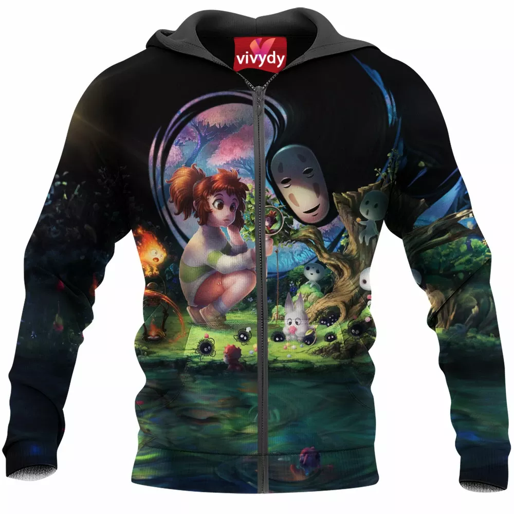 Miyazaki Tribute Zip Hoodie