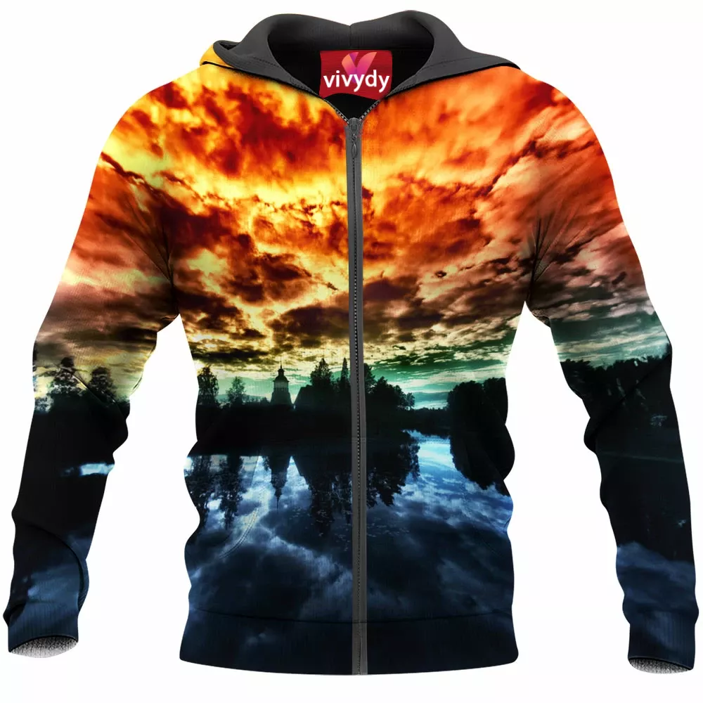 Heaven Or Hell Zip Hoodie