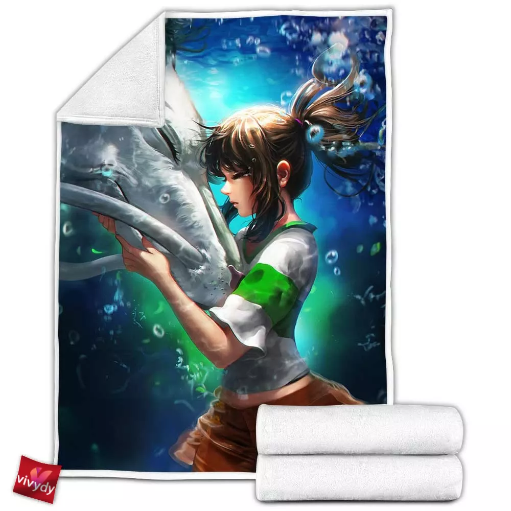 Spirited Away Fleece Blanket