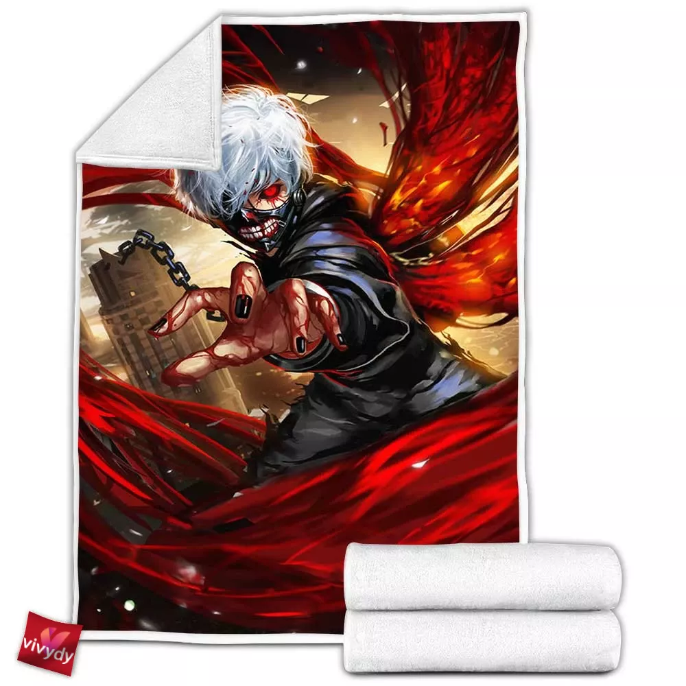 Kaneki Fleece Blanket