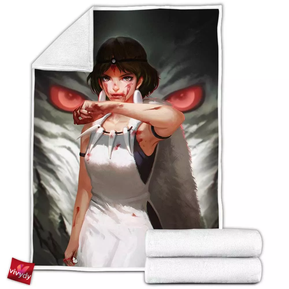 Princess Mononoke Fleece Blanket