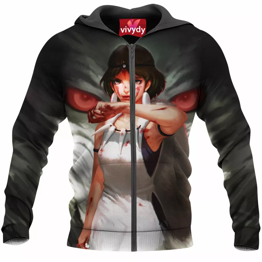 Princess Mononoke Zip Hoodie