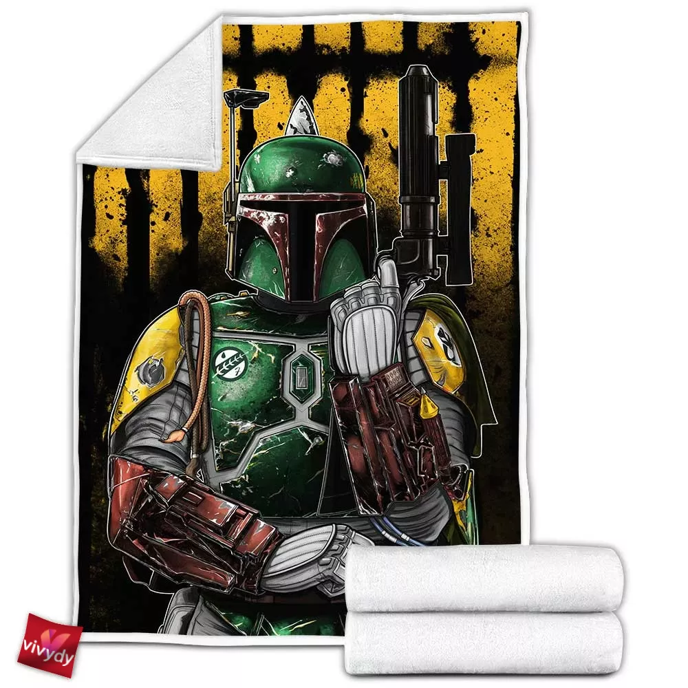 Boba Fett Fleece Blanket