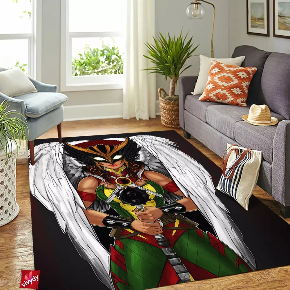 Hawkgirl Rectangle Rug