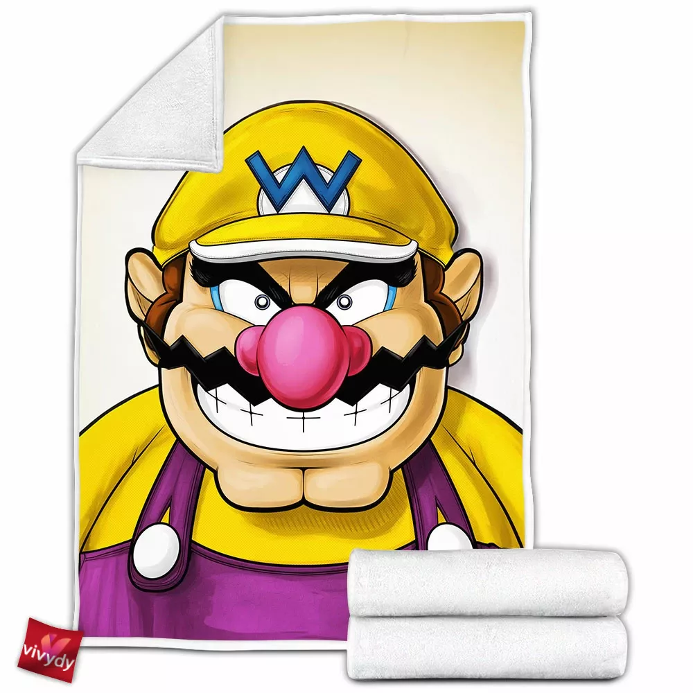 Wario Fleece Blanket