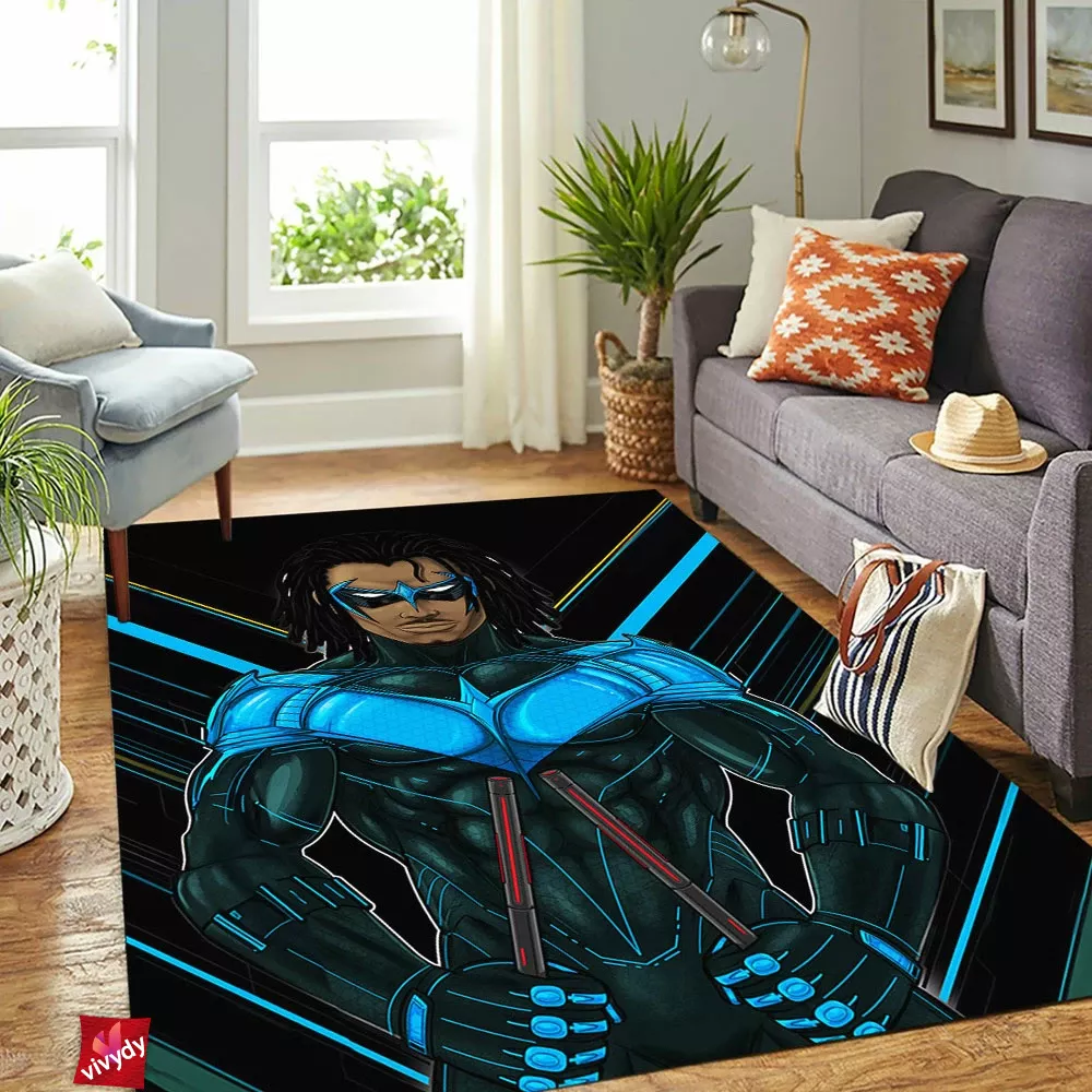 Nightwing Rectangle Rug