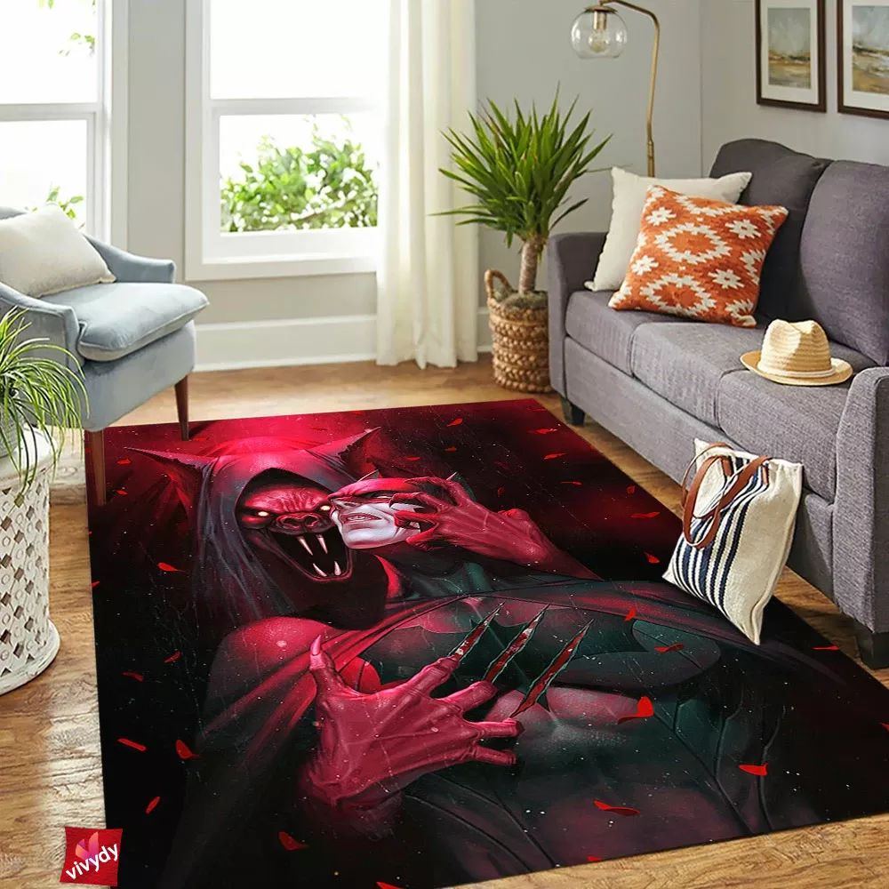 Bat Vs Batman Rectangle Rug