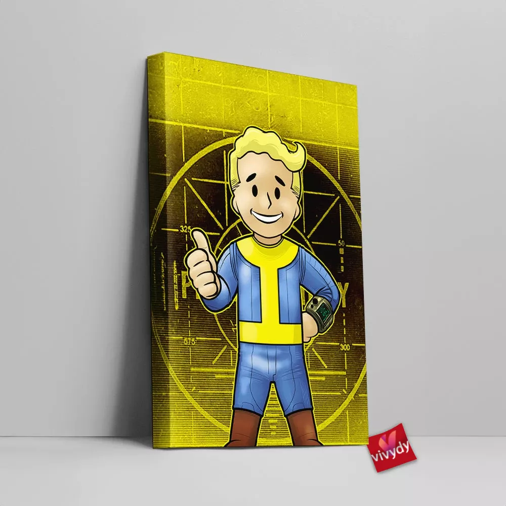 Vault Boy Canvas Wall Art