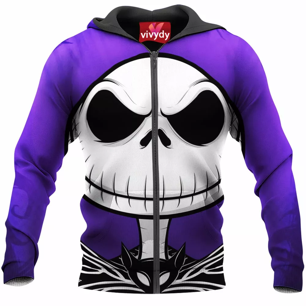 Jack Skellington Zip Hoodie