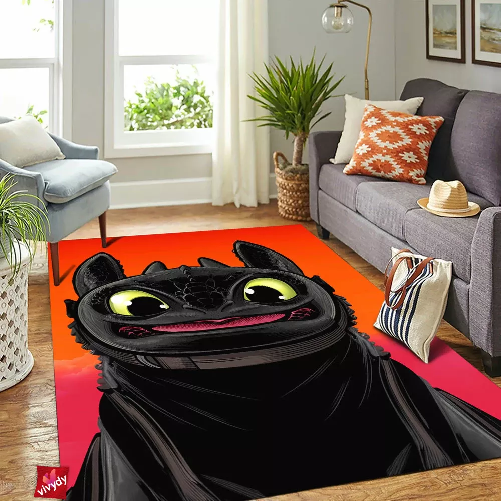 Toothless Rectangle Rug