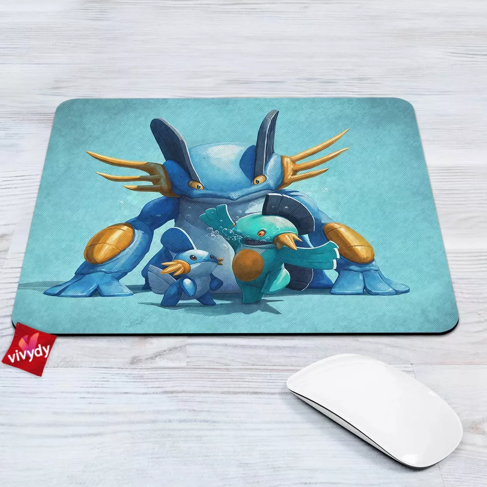 Mudkip Marshtomp And Swampert Mouse Pad