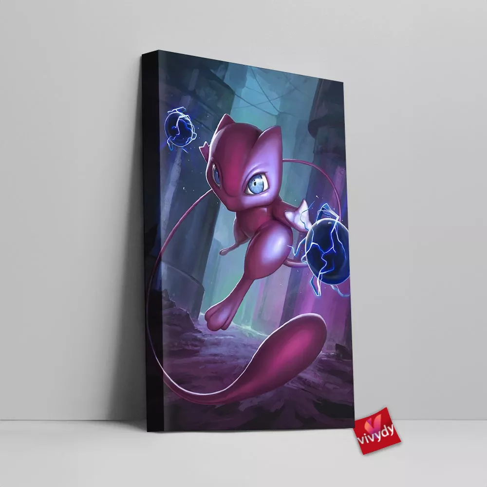 Mew Canvas Wall Art