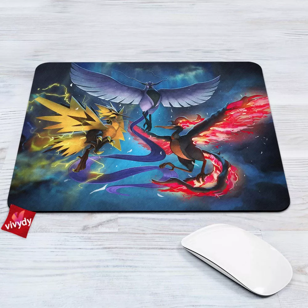 Icuno Zapdos Moltres Mouse Pad