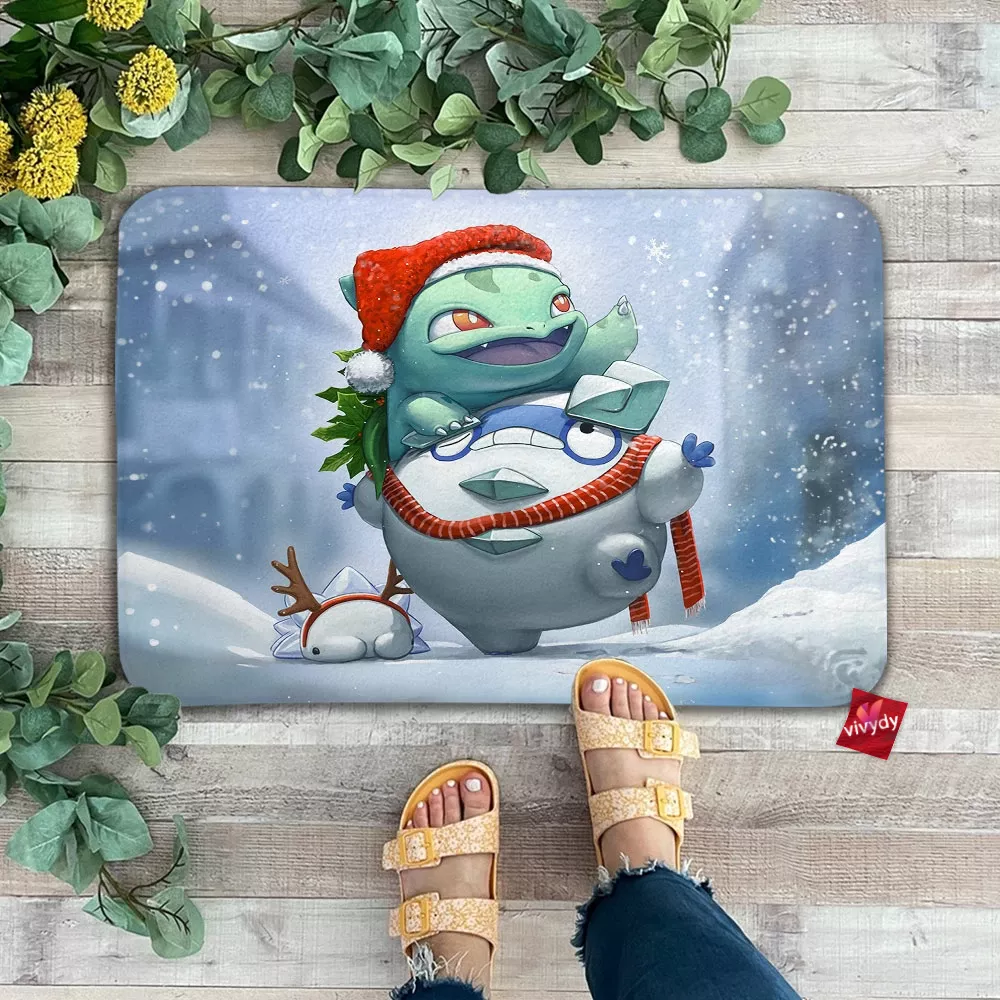 Bulbasaur Christmas Doormat